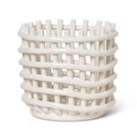 Ferm Living designové úložné koše Ceramic Basket S