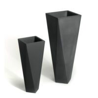 Výprodej PLUST vázy Diamond Set 98 + 72 Nero