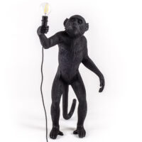 Výprodej Seletti designové stojací lampy Monkey Stojící - černý