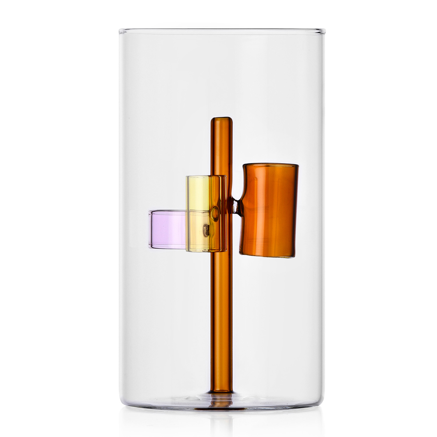 Ichendorf Milano designové vázy Iris Vase 3 Amber