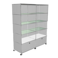 Výprodej USM designové knihovny Haller