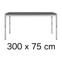 USM designové Haller stoly 75x300cm