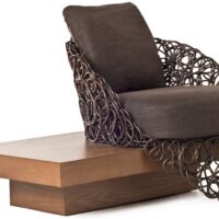 Kenneth Cobonpue křesla Noodle Easy Armchair with Platform