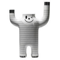 BD Barcelona designove vazy Happy Yeti Vase Large 180376 bd barcelona designove vazy happy yeti vase large