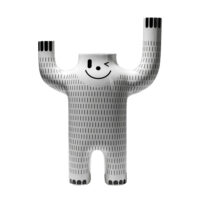 BD Barcelona designove vazy Happy Yeti Vase Small 180362 bd barcelona designove vazy happy yeti vase small