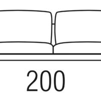 Belta Frajumar designove sedacky Slim 200cm open 35763 belta frajumar designove sedacky slim 200cm open