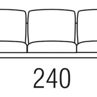Belta Frajumar designove sedacky Slim 240cm open 35769 belta frajumar designove sedacky slim 240cm open