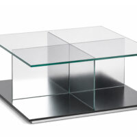 Glas Italia designove konferencni stoly Cartesio Coffee Table Small 90x90 194843 glas italia designove konferencni stoly cartesio coffee table small