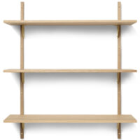Ferm Living designove nastenne police Sector Shelf Triple Wide 63917 ferm living designove nastenne police sector shelf triple wide