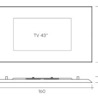 Fiam designove televizni ramy Mirage pro TV 43quot 52530 fiam designove televizni ramy mirage pro tv 43 quot