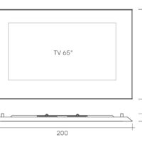 Fiam designove televizni ramy Mirage pro TV 65quot 52641 fiam designove televizni ramy mirage pro tv 65 quot