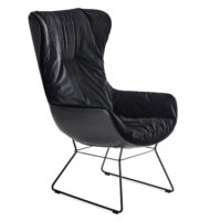 Freifrau Manufaktur designova kresla Leya Cocktail Wingback Chair Sledge 184744 freifrau manufaktur designova kresla leya cocktail wingback chair sledge