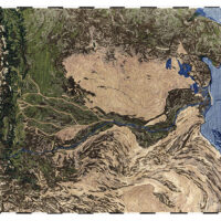GAN designove koberce Plastic Rivers Indus 154946 gan designove koberce plastic rivers indus