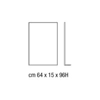 Horm designova zrcadla Gill 64 x 96 cm 48008 horm designova zrcadla gill 64 x 96 cm