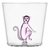 Ichendorf Milano designove sklenice na vodu Savannah Tumbler Pink Monkey 192125 ichendorf milano designove sklenice na vodu savannah tumbler pink monkey